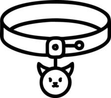 Cat Collar and Bell concept as Cat collar with a bell and ample copy space representing the identification and care of pet cats. in Photo Stock Concept vector