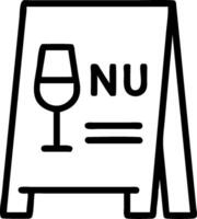 Chalkboard menu and a wine glass symbolizing wine bar culture with ample space for text. concept as A chalkboard menu and a wine glass representing the culture o vector