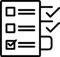 Checklist illustration with blank area for customizable text concept as A creative depiction of a checklist illustration featuring a blank area for customizable vector