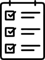 Checklist icon with ample space for text and graphics concept as An iconographic checklist design offering ample space for both text and graphics perfect for ill vector