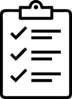 Checklist illustration with blank area for customizable text concept as A creative depiction of a checklist illustration featuring a blank area for customizable vector