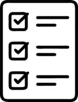 Checklist illustration with blank area for customizable text concept as A creative depiction of a checklist illustration featuring a blank area for customizable vector