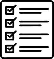 Checklist symbol with copy space for project planning concept as An artistic rendering of a checklist symbol with spacious copy space suitable for project planni vector
