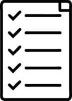 Checklist symbol with copy space for project planning concept as An artistic rendering of a checklist symbol with spacious copy space suitable for project planni vector