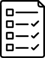 Checklist symbol with copy space for project planning concept as An artistic rendering of a checklist symbol with spacious copy space suitable for project planni vector