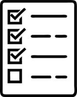 Checklist symbol with copy space for project planning concept as An artistic rendering of a checklist symbol with spacious copy space suitable for project planni vector