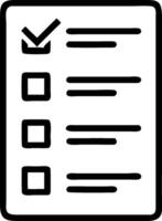 Checklist symbol with copy space for project planning concept as An artistic rendering of a checklist symbol with spacious copy space suitable for project planni vector