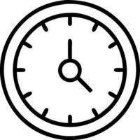 Clock icon with copy space on a minimalist background concept as A image of a clock icon with ample copy space on a minimalist background perfect for time vector