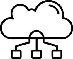 Cloud computing deployment models with public private and hybrid cloud icons concept as icons representing different cloud computing deployment models suc vector