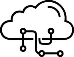 Cloud computing integration with legacy systems and cloud symbols concept as illustration showing the integration of cloud computing with legacy systems u vector