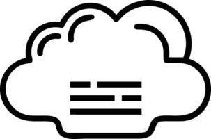 Cloud service symbol with copy space for project planning concept as An artistic rendering of a cloud service symbol with spacious copy space suitable for projec vector