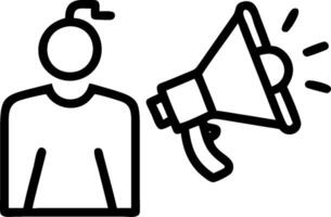 Coach with Clipboard and Megaphone concept as An image of a coach with a clipboard and megaphone set against a whimsical background offering ample space for text vector