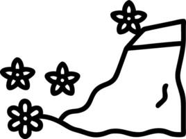 Coastal Cliffs with Wildflowers concept as Spring brings a bloom of wildflowers to the coastal cliffs adding a splash of color to the seaside landscape. in Photo vector