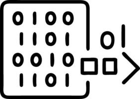 Code icon and binary code symbol with copy space for infographics concept as An infographic ready code icon and binary code symbol with ample copy space designed vector