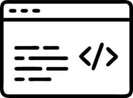 Code snippets and terminal icon with blank area for text and graphics concept as A creative depiction of code snippets and a terminal icon featuring a blank area vector