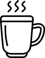 Coffee mug icon with space for text and graphics on a blue background concept as A modern coffee mug icon design featuring space for both text and graphics on a vector