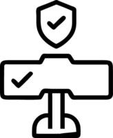 Collaboration point icon with copy space on white background concept as A illustration of a collaboration point icon with ample copy space on a white back vector