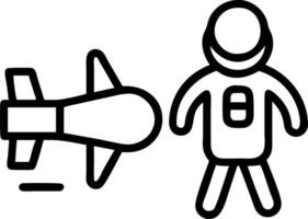 Commercial Spaceflight Training concept as Commercial astronauts train for upcoming spaceflights focusing on spacecraft operation and safety protocols. in Photo vector