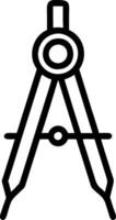 Compass symbol with copy space for strategic planning concept as A strategic planning oriented compass symbol with ample copy space ideal for visualizing long te vector