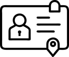Confidential icon with copy space on white background concept as A illustration of a confidential icon with ample copy space on a white background perfect vector