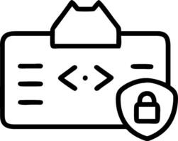 Confidential icon with copy space on white background concept as A illustration of a confidential icon with ample copy space on a white background perfect vector
