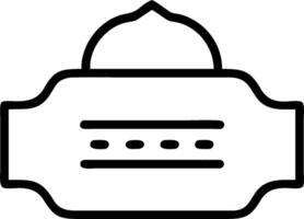 Confidential symbol with copy space for project planning concept as An artistic rendering of a confidential symbol with spacious copy space suitable for project vector