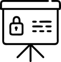 Confidential symbol with copy space for project planning concept as An artistic rendering of a confidential symbol with spacious copy space suitable for project vector