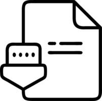 Confidential symbol with copy space for project planning concept as An artistic rendering of a confidential symbol with spacious copy space suitable for project vector