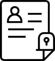 Confidential symbol with copy space for project planning concept as An artistic rendering of a confidential symbol with spacious copy space suitable for project vector