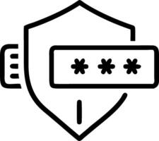 Confidential symbol with copy space for project planning concept as An artistic rendering of a confidential symbol with spacious copy space suitable for project vector