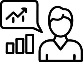 Consultant with Graphs and Charts concept as An image of a consultant with graphs and charts set against a dreamy background offering ample space for text or gra vector