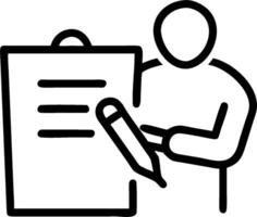 Consultant with Report and Pen concept as A consultant reviewing a report and holding a pen set against a dreamy background offering ample space for text or grap vector