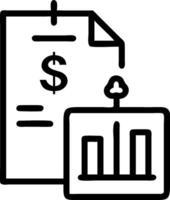 Container terminal and a cost management report symbolizing logistics reporting in double exposure with copy space. concept as A container terminal blended with vector