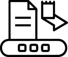 Conveyor system and a performance chart symbolizing warehouse performance optimization in double exposure with copy space. concept as A conveyor system blended w vector