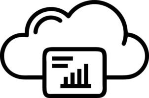 CRM dashboard and cloud icon with blank space for custom branding concept as A customizable CRM dashboard and cloud icon with blank space for adding custom brand vector