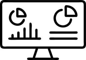 CRM dashboard and analytics icon with copy space for software presentations concept as A visually appealing CRM dashboard and analytics icon with ample copy spac vector