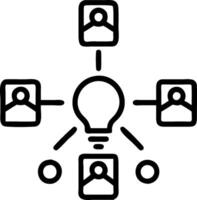 Cross functional team collaborating on a project concept as A illustration of a cross functional team collaborating on a project using digital tools and c vector
