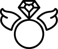 Cupid and engagement ring icon with space for text and graphics on a pink background concept as A modern cupid and engagement ring icon design featuring space fo vector