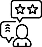 Customer satisfaction icon with copy space on white background concept as A illustration of a customer satisfaction icon with ample copy space on a white vector