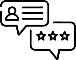 Customer satisfaction icon with copy space on white background concept as A illustration of a customer satisfaction icon with ample copy space on a white vector