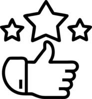 Customer satisfaction icon with copy space on white background concept as A illustration of a customer satisfaction icon with ample copy space on a white vector