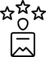 Customer satisfaction icon with copy space on white background concept as A illustration of a customer satisfaction icon with ample copy space on a white vector