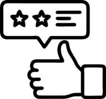 Customer satisfaction icon with copy space on white background concept as A illustration of a customer satisfaction icon with ample copy space on a white vector