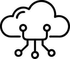 Cybersecurity Specialist in Cloud Environment concept as A cybersecurity specialist monitors threats and enhances security measures in a cloud computing environm vector