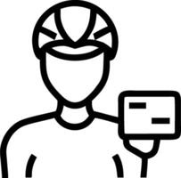 Cyclist with Helmet and Insurance Card concept as An image of a cyclist with a helmet and insurance card set against a dreamy background offering ample space for vector
