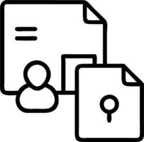 Data privacy PDPA icon with copy space on white background concept as A illustration of a data privacy PDPA icon with ample copy space on a white backgrou vector