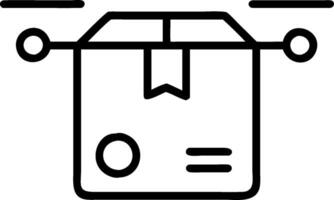 Delivery icon with space for text and graphics on a blue background concept as A modern delivery icon design featuring space for both text and graphics on a blue vector