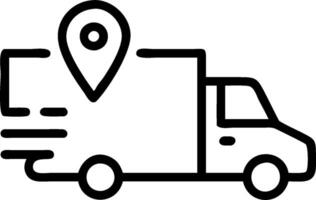 Delivery symbol with space for text on a blue background concept as A sleek delivery symbol with ample space for text on a blue background suitable for illustrat vector