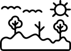 Desertification and Lush Forest concept as A view depicting desertification and a lush forest set against a whimsical background offering ample space for text or vector