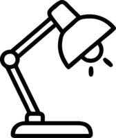Desk lamp and notebook symbol with copy space for website banners concept as A sleek desk lamp and notebook symbol with generous copy space suitable for creating vector